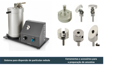 Acessórios para preparação de amostras microscopios eletronicos de varrimento (SEM) Phenom