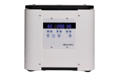 Centrífuga Pro Analytical Small da Centurion com painel LED e tampa fechada, disponível na Paralab.